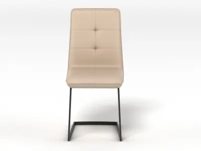 Contemporary Dining Chair Low-poly 3D model