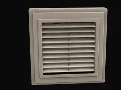 HVAC Air Duct Vent  Modular Industrial 3D Model Low-poly 3D model