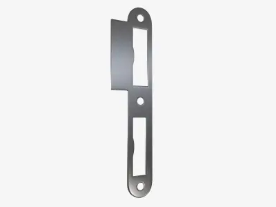 standard door strike plate 3D model