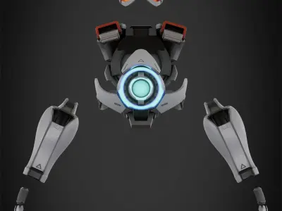 Overwatch Tracer Amor and Mask for Cosplay 3D print model