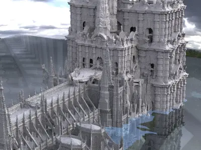 High Tower Walkways of the Gods 3D model