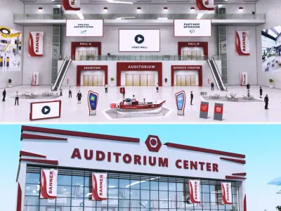  Big Congress Exhibition Lobby Centre Collection 8 in 1 