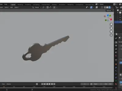 Key 3D Model Free 3D model