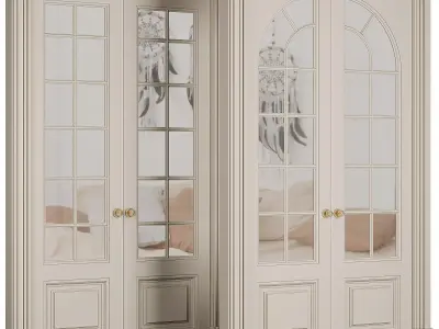 Entrance door set255 3D model