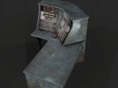 Electric Panel 2 Low-poly 3D model