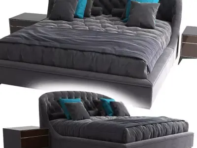 Bed Shell Medea Lifestyle 1905 3D model