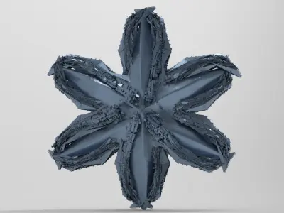 Sci fi Starfish  3D model