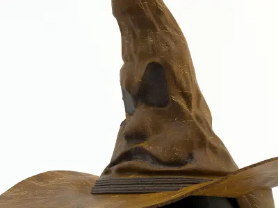 harry potter Sorting Hat 3d model 3D model