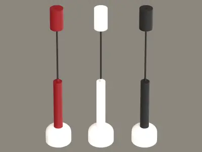 Tight minimalistic hanglamp 3D model