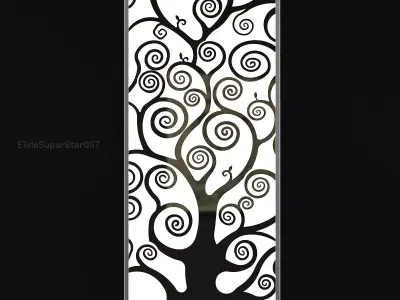 stained-glass window 3D model