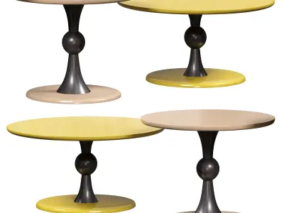 Contemporary Turned Table Clessidra By Bodema 3D model
