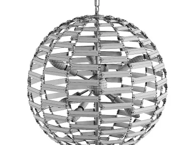 Maytoni Palla MOD092PL-08CH hanging lamp 3D model