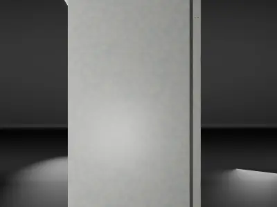 Refrigerator without handle Old Polus-10 PBR game-ready Low-poly 3D model