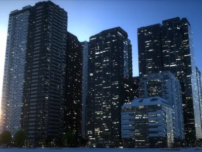 City Block Type B29 3D model