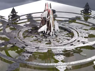 Kingdom of the Trench City floor 3D model