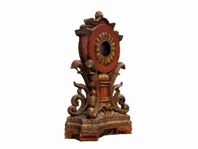 ANTIQUE CLOCK Low-poly 3D model