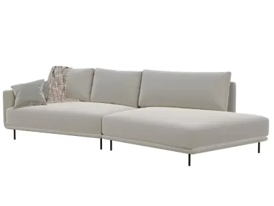 Modern Cozy Sofa 3D model