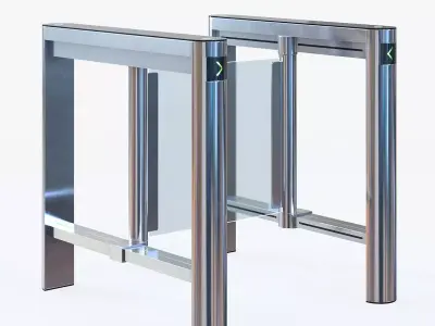 Swing Turnstile Easy Gate SG1000 3D model