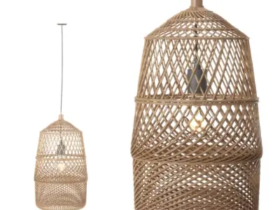 Wood light 04 Low-poly 3D model