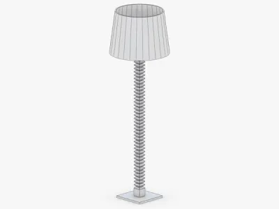 1434 - Floor Lamp Low-poly 3D model