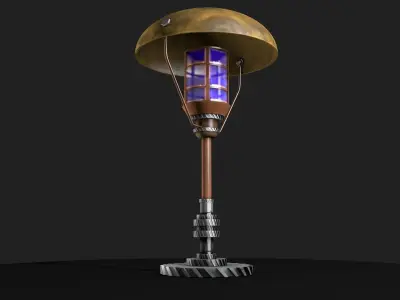 Steampunk LAMP  3D model