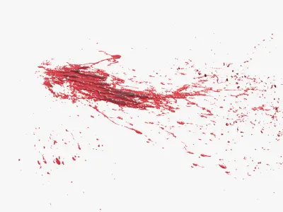 Swirly Blood Splatter vol1 11 3D model