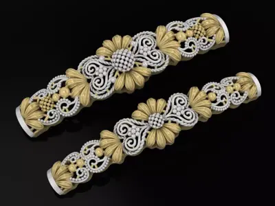 NEW 26 INDIAN BANGLES COMPLETE LOT  3D print model