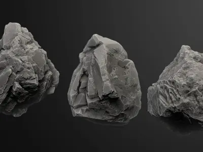 zbrush  Rock  3D model