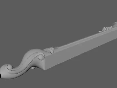leg High quality 3d models for processing on a cnc machine 3D model 25