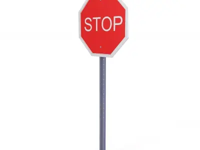 Stop Sign 3D model