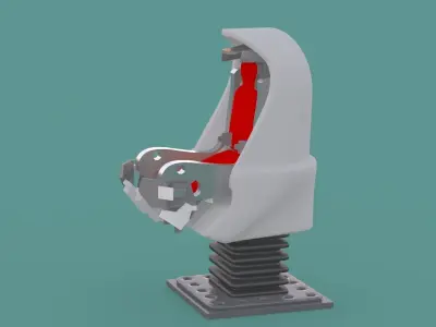 vr egg cinema science gameready glasses interactive machinery  3D model