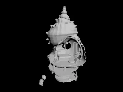 Seashell Cottage 3D model