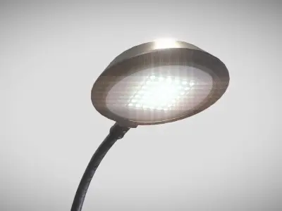 Street Light 15 version 13 6m with pole 1 Low-poly 3D model