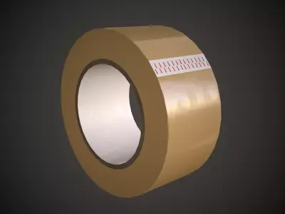 Packing Tape Low-poly 3D model