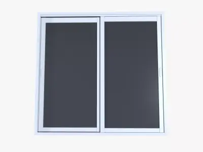 Window Low-poly 3D model