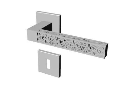 Door handle Free 3D model 4