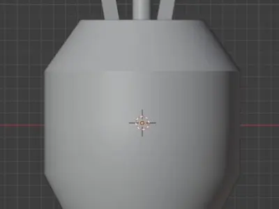 Propane Tank Low-poly 3D model 12