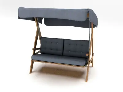 Hollywood Swing Low-poly 3D model