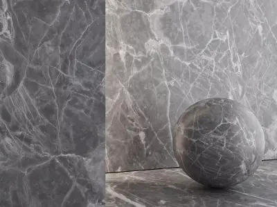 Marble Gray Emperador Porcelain Tiles 31 Texture
