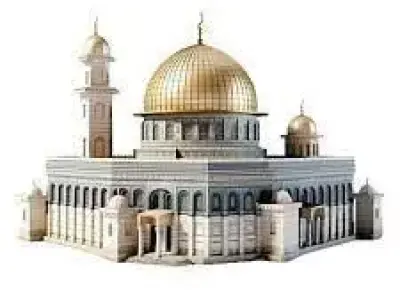 Al-Aqsa Mosque 3d Low-poly 3D model