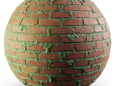 Brick Wall With Mortar - Seamless Texture