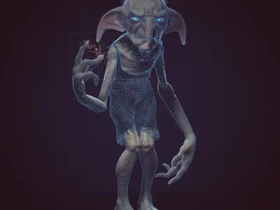 House-Elf Kreacher Low-poly 3D model