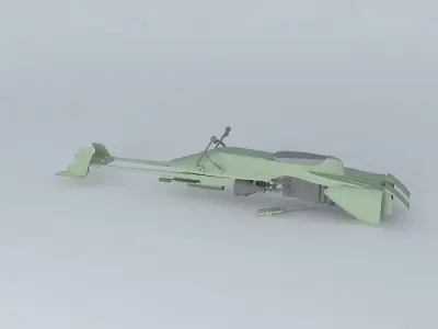 Star Wars  Speeder Bike 3D model