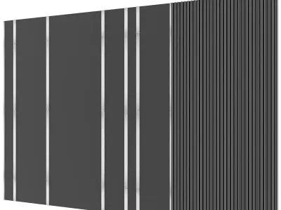 Headboard wall panel 009 Free 3D model