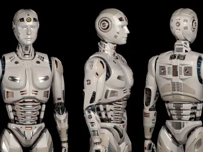 Robot Man 2 Rigged FULL EDITION 3D model