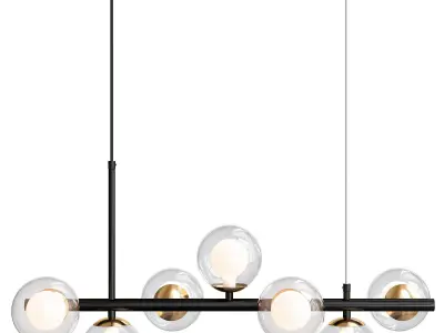 Cluster 7 Lamps 3D model