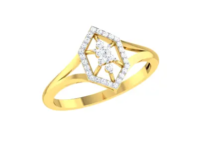 Women Ring Render 3dm STL OBJ FBX Details 3D print model get