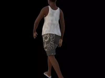 Street boy 3D model