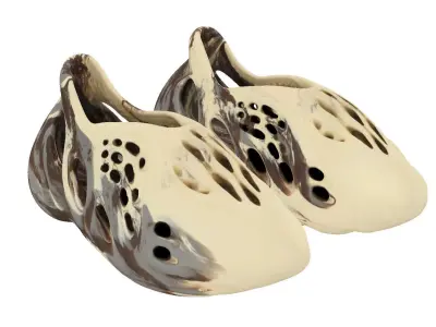 adidas originals Yeezy Foam Runner MX Cream Clay 3D model