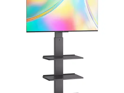 Fitueyes Universal Floor TV Stand for 32 to 65 Inch Screens 3D model